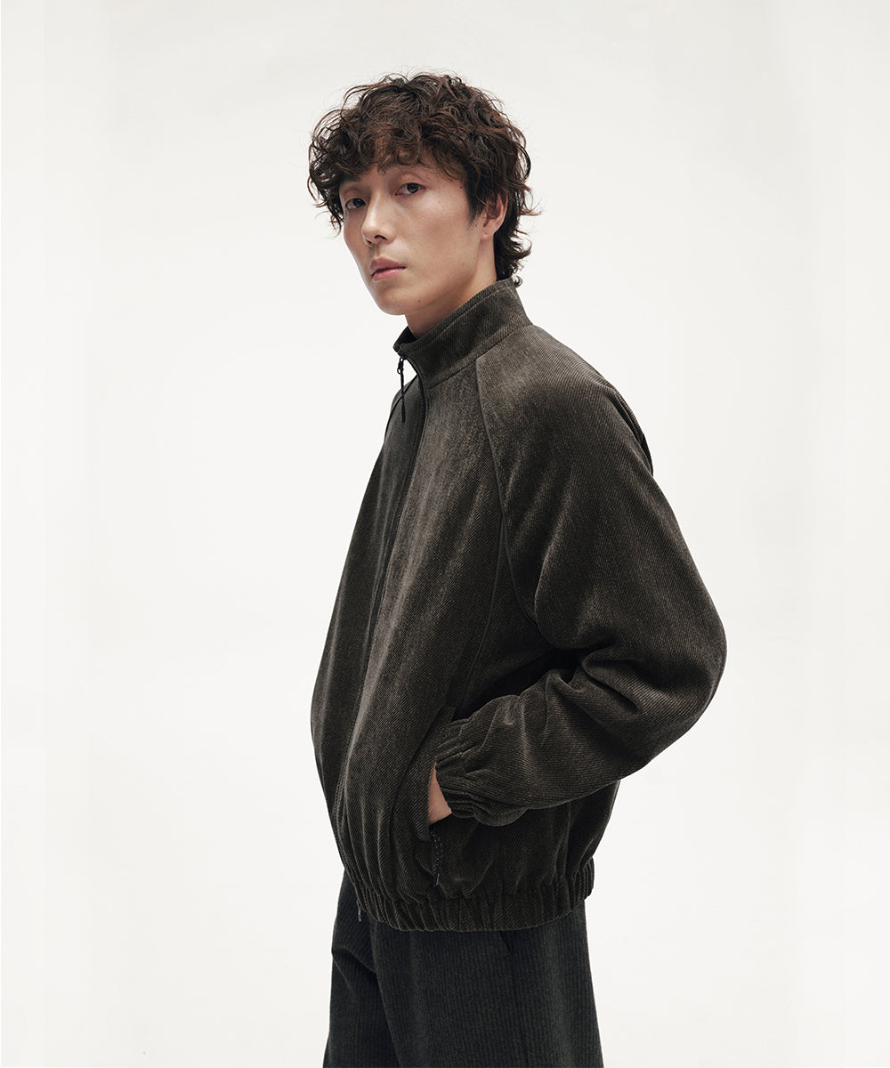 CHENILLE STAND ZIP JACKET