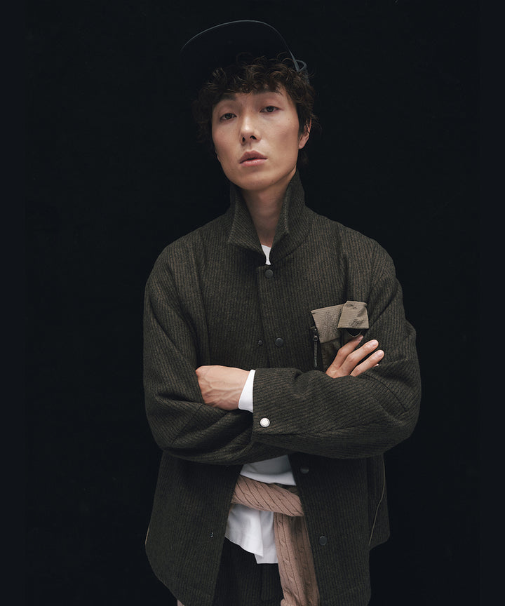 TWEED SHIRT JACKET
