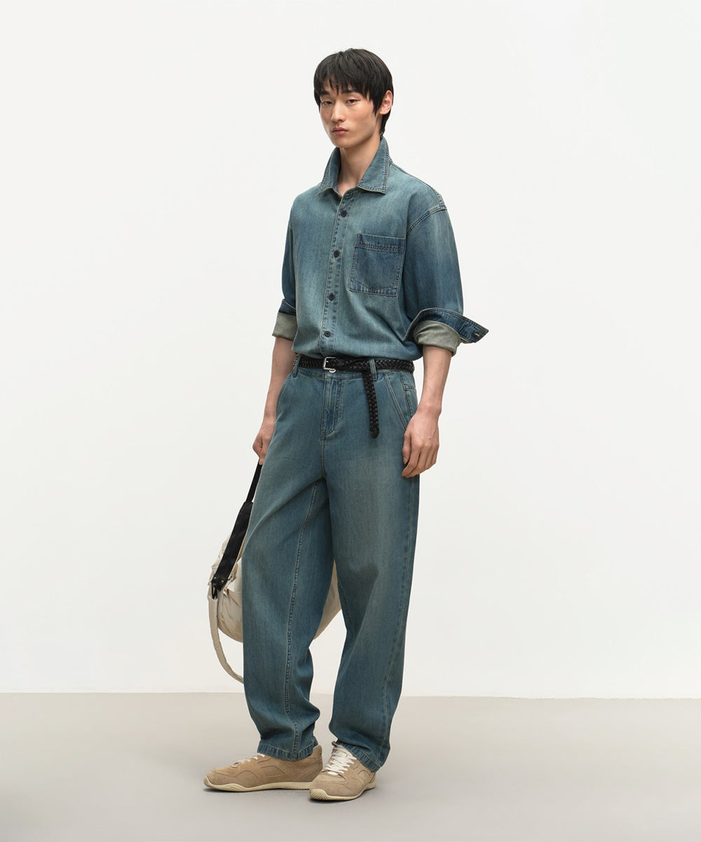 VELOUR SHIRT JACKET