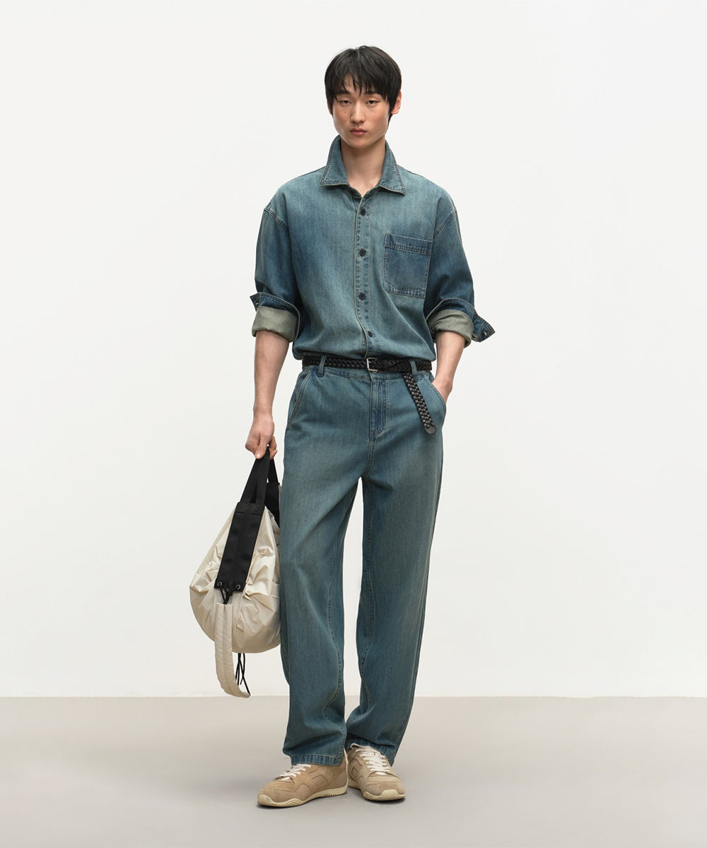 VELOUR SHIRT JACKET