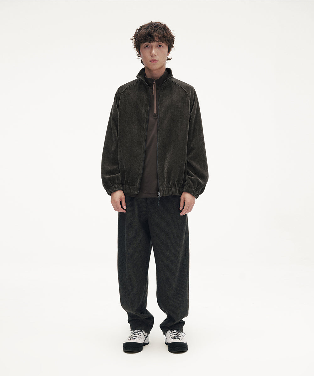 CHENILLE STAND ZIP JACKET