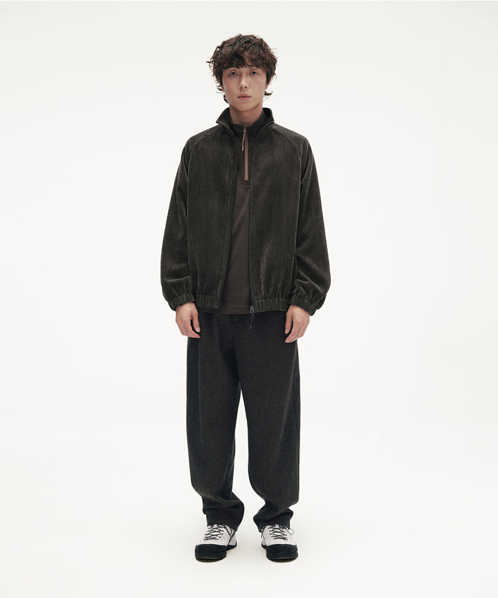 CHENILLE STAND ZIP JACKET
