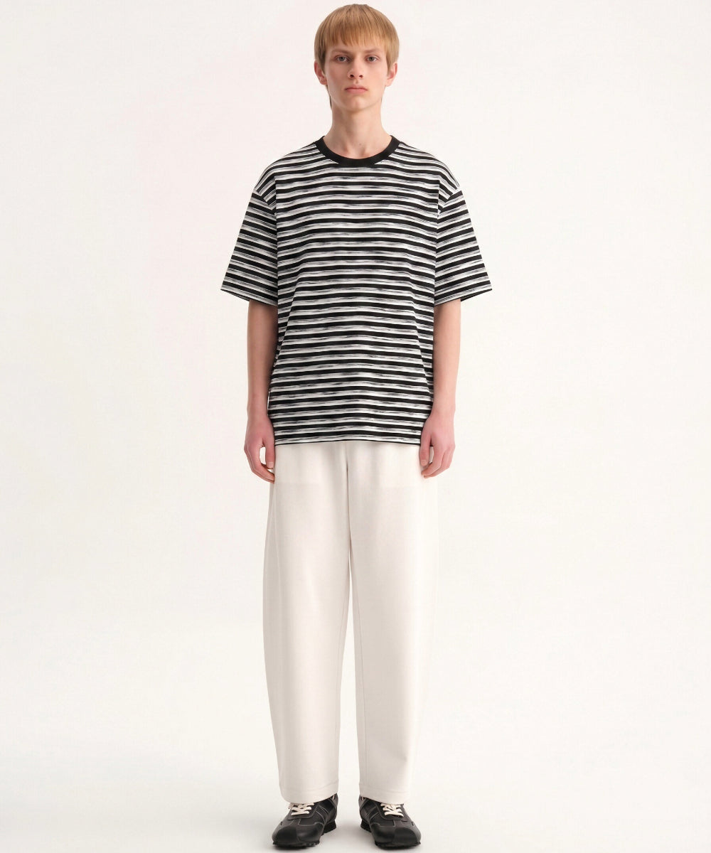Border Crew Neck S/S T-Shirt