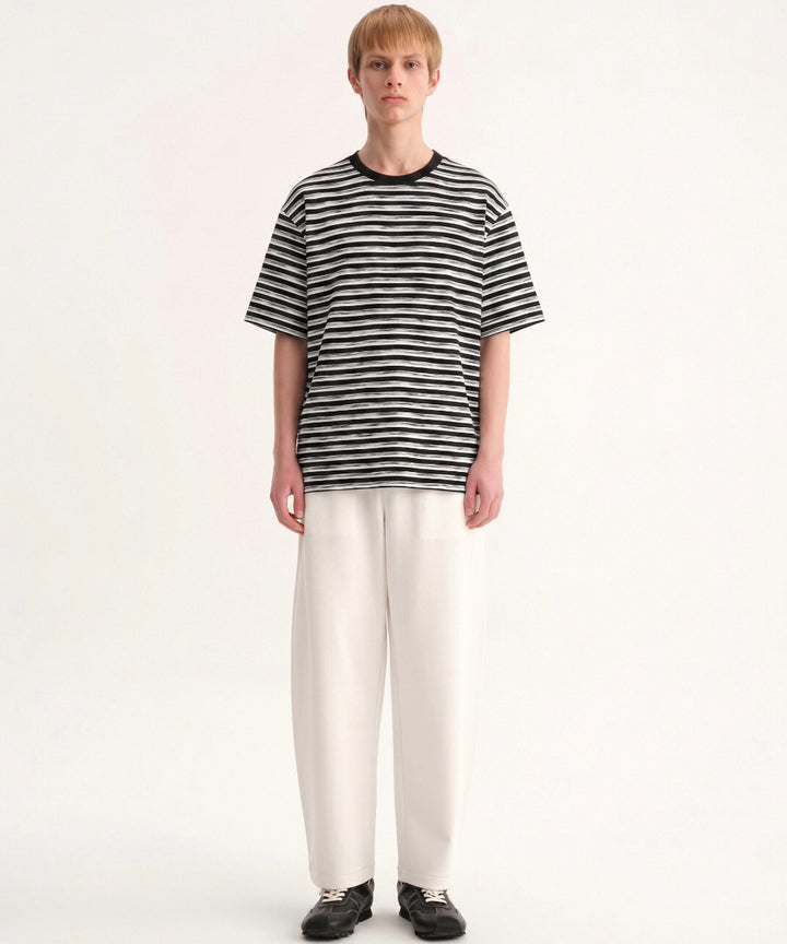 Border Crew Neck S/S T-Shirt