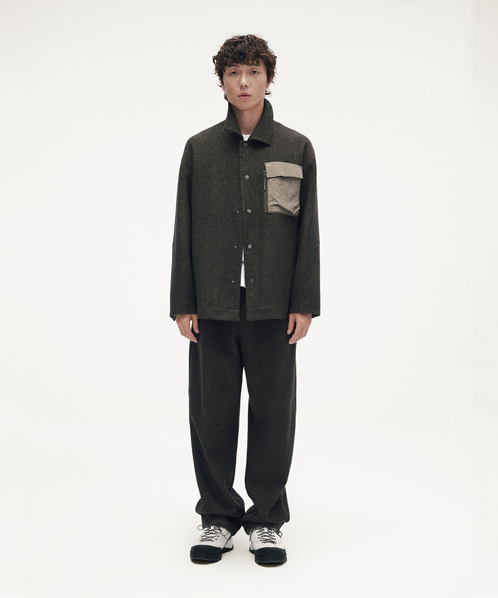 TWEED SHIRT JACKET