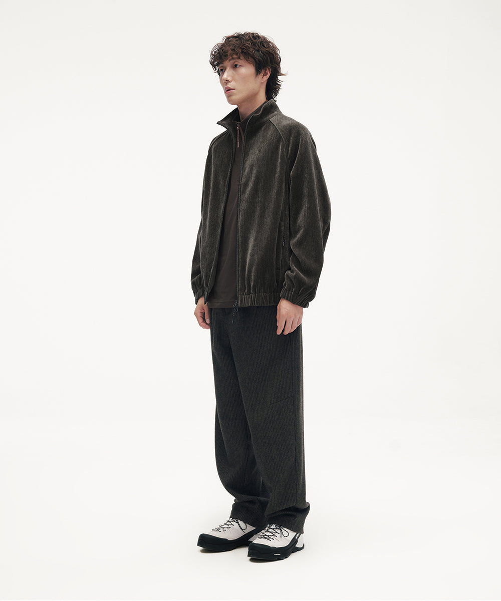 CHENILLE STAND ZIP JACKET