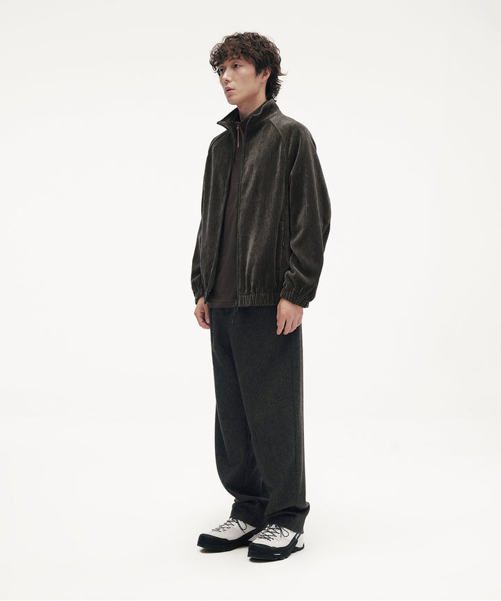 CHENILLE STAND ZIP JACKET