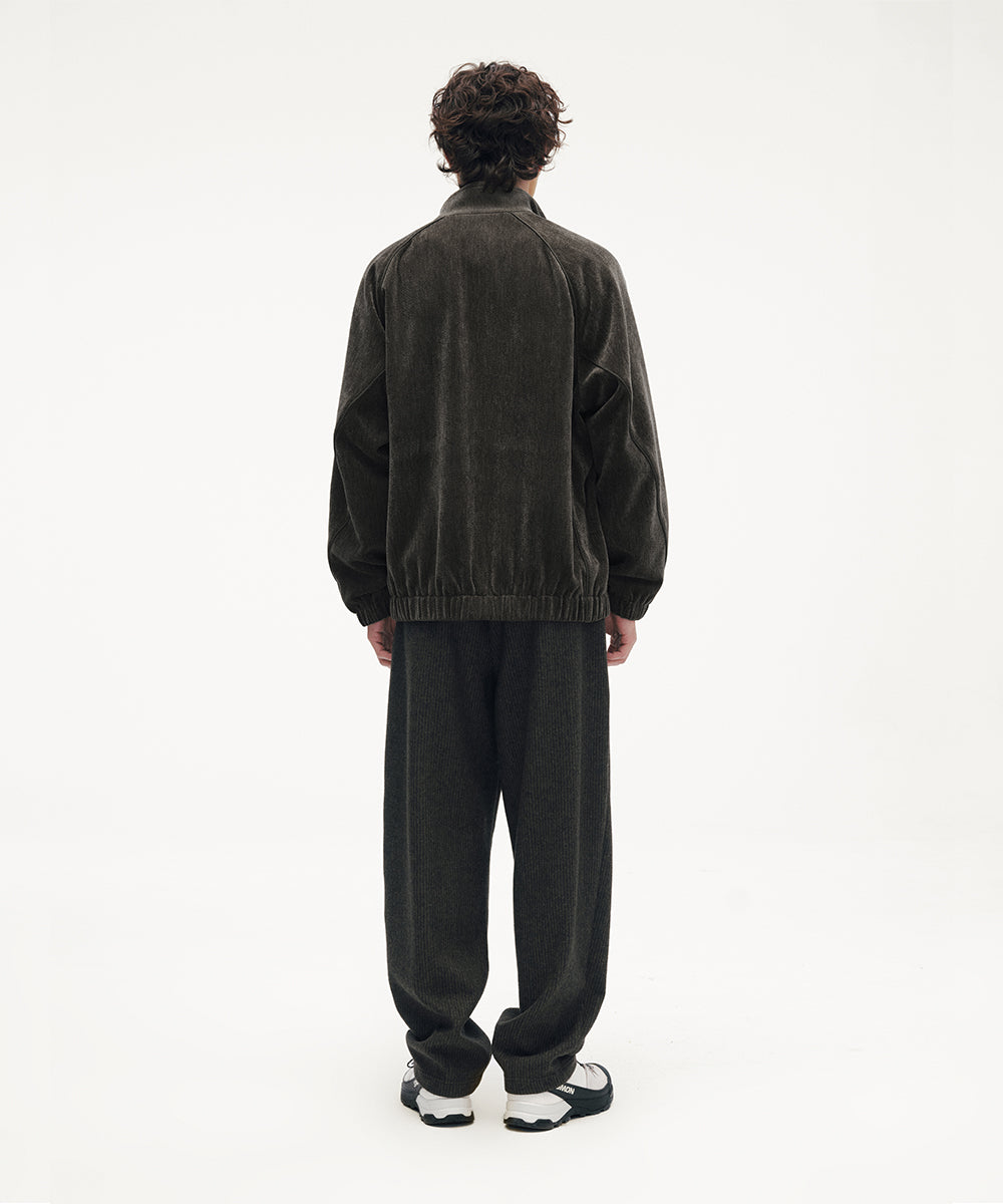 CHENILLE STAND ZIP JACKET