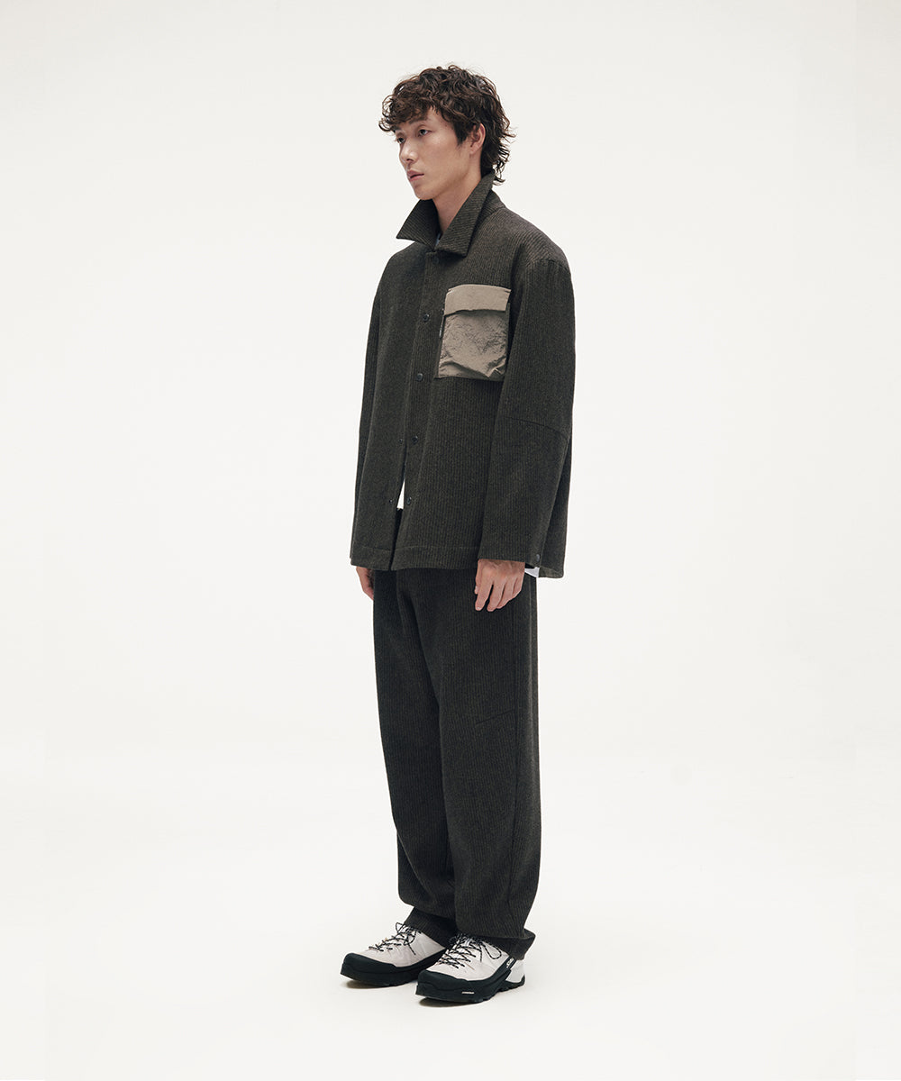 TWEED SHIRT JACKET