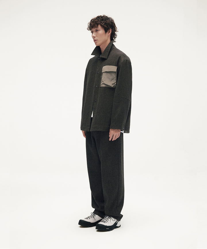 TWEED SHIRT JACKET