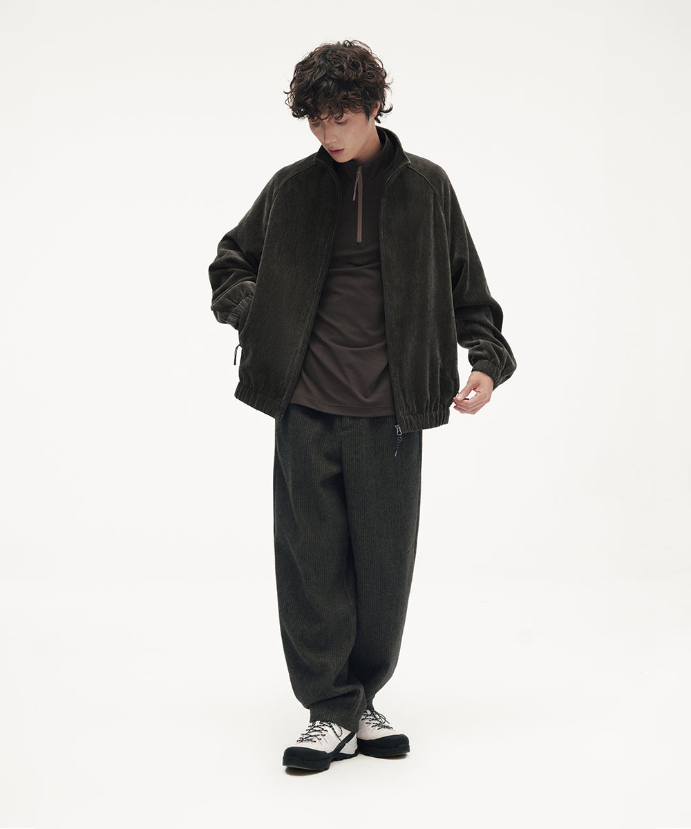 CHENILLE STAND ZIP JACKET