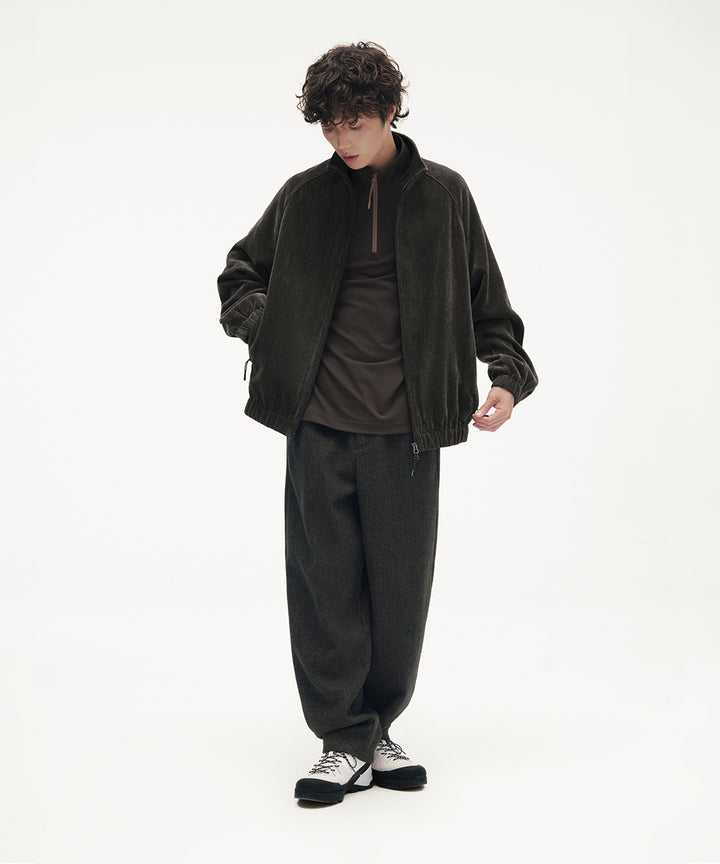CHENILLE STAND ZIP JACKET
