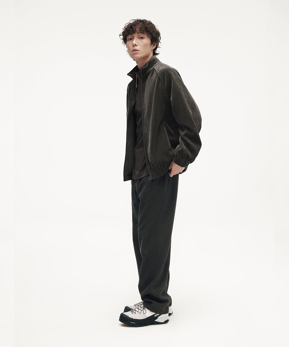 CHENILLE STAND ZIP JACKET