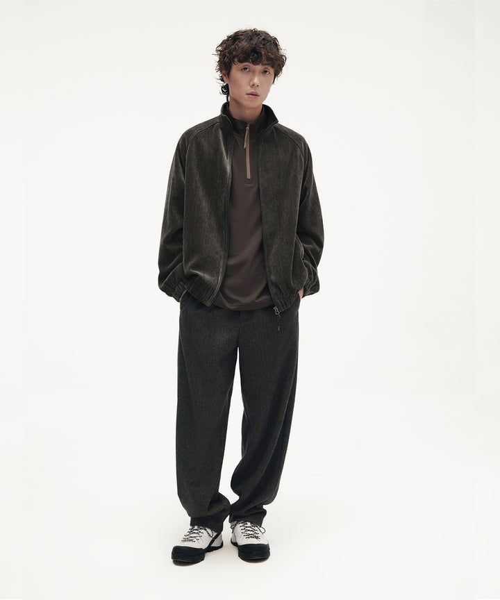 CHENILLE STAND ZIP JACKET