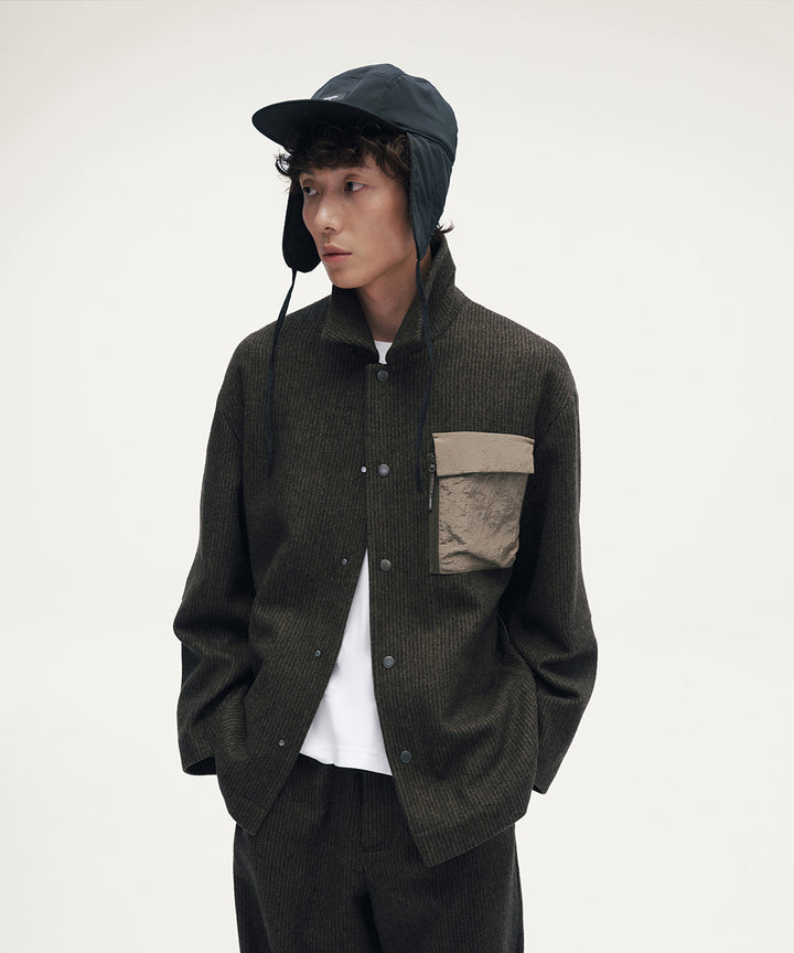 TWEED SHIRT JACKET