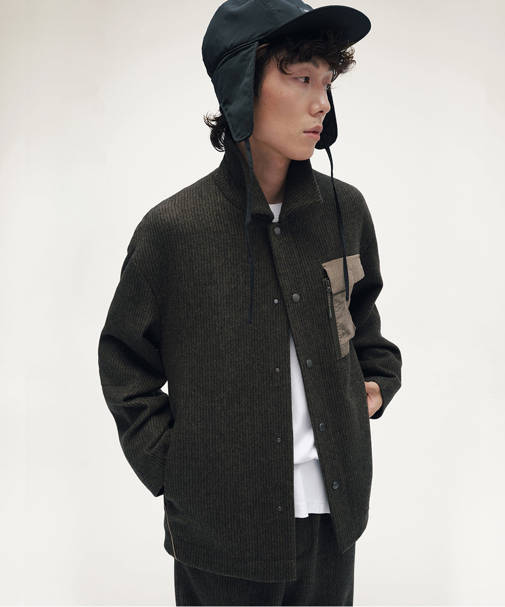 TWEED SHIRT JACKET