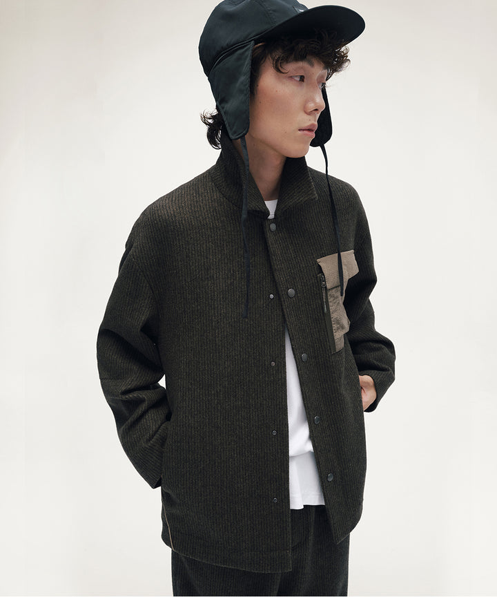 TWEED SHIRT JACKET