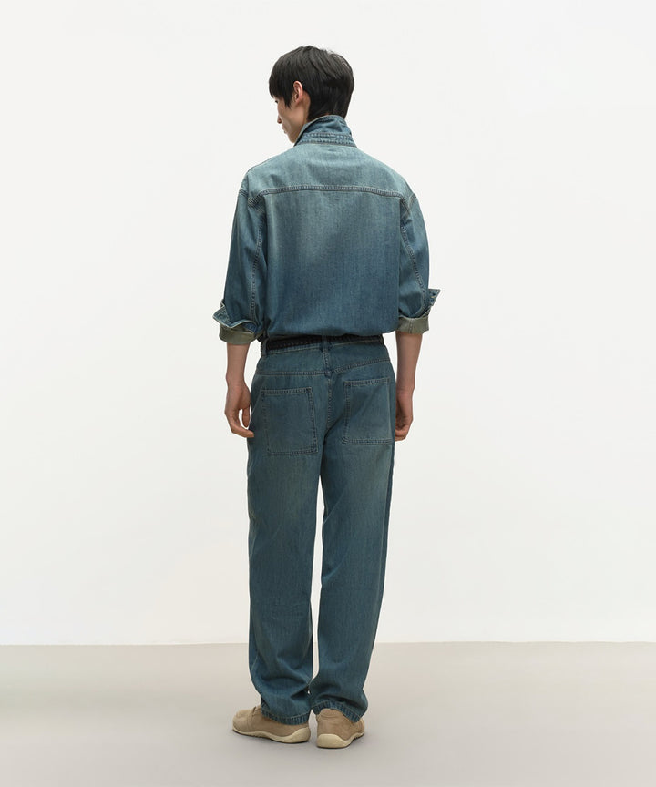 VELOUR SHIRT JACKET