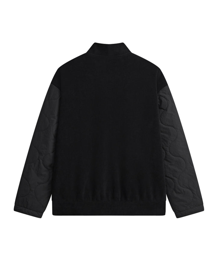 CORDUROY COLLARLESS JACKET