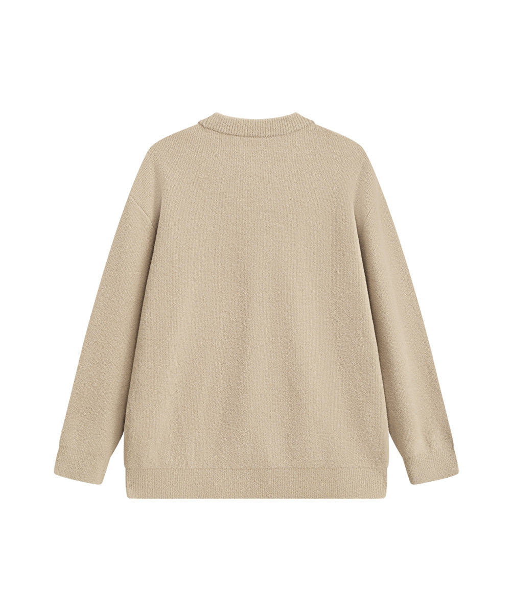 LOOP YARN CREW NECK