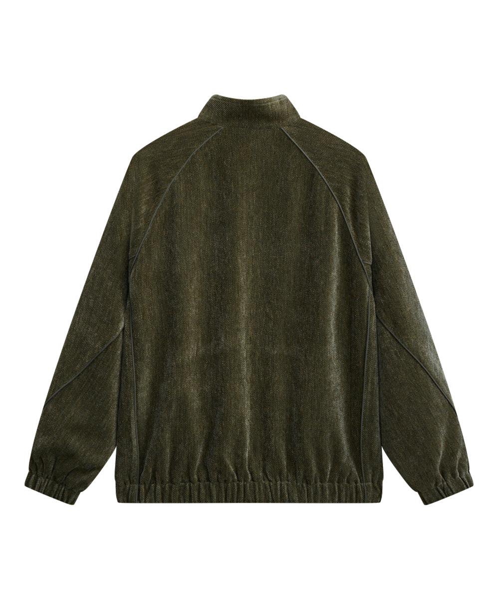 CHENILLE STAND ZIP JACKET