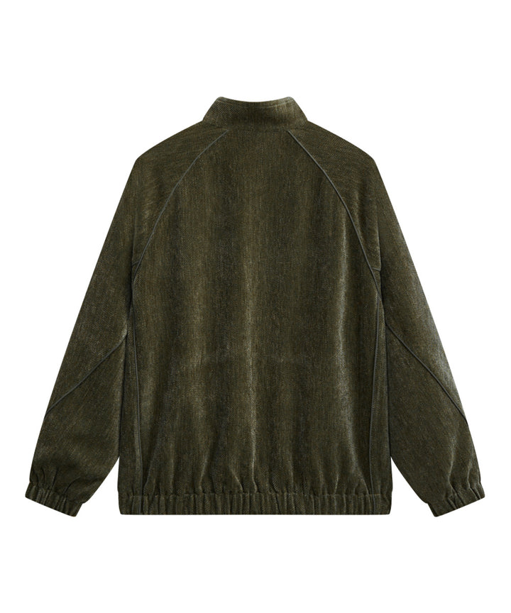 CHENILLE STAND ZIP JACKET