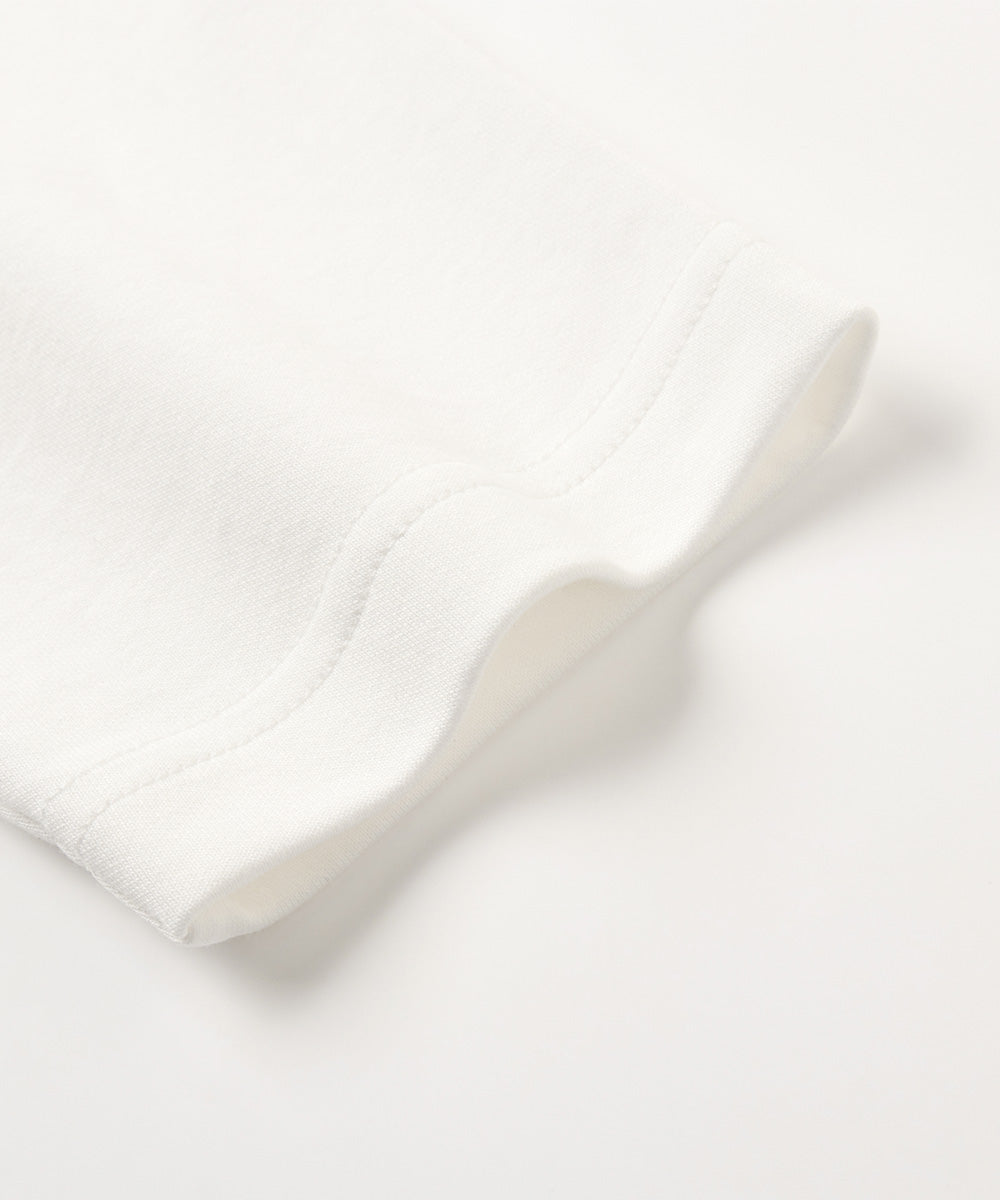 MOCK NECK LONG-SLEEVE TEE