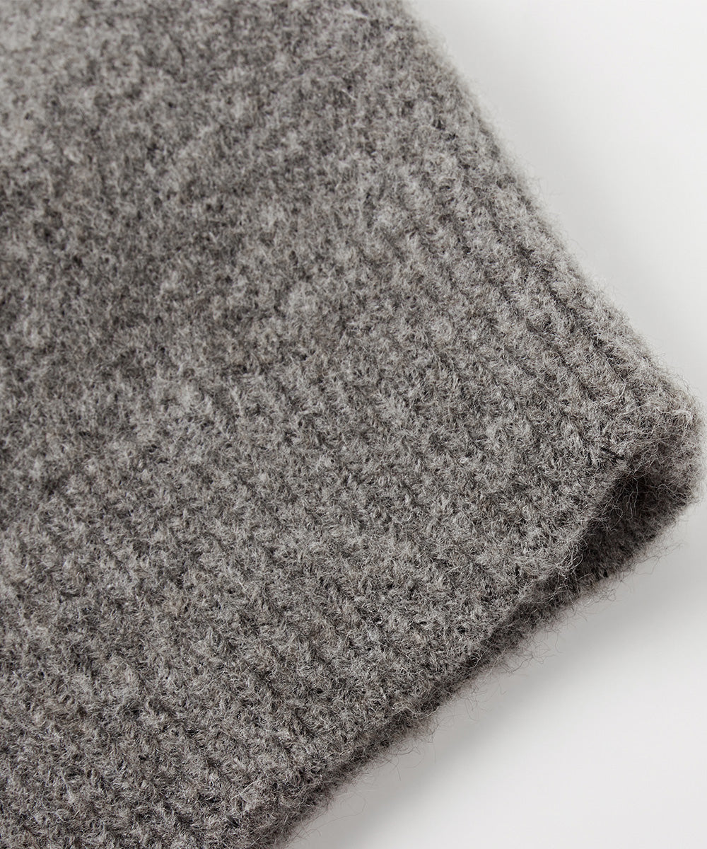 CREW NECK LONG-SLEEVE KNIT