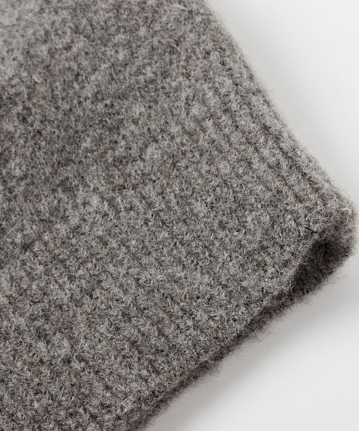 CREW NECK LONG-SLEEVE KNIT