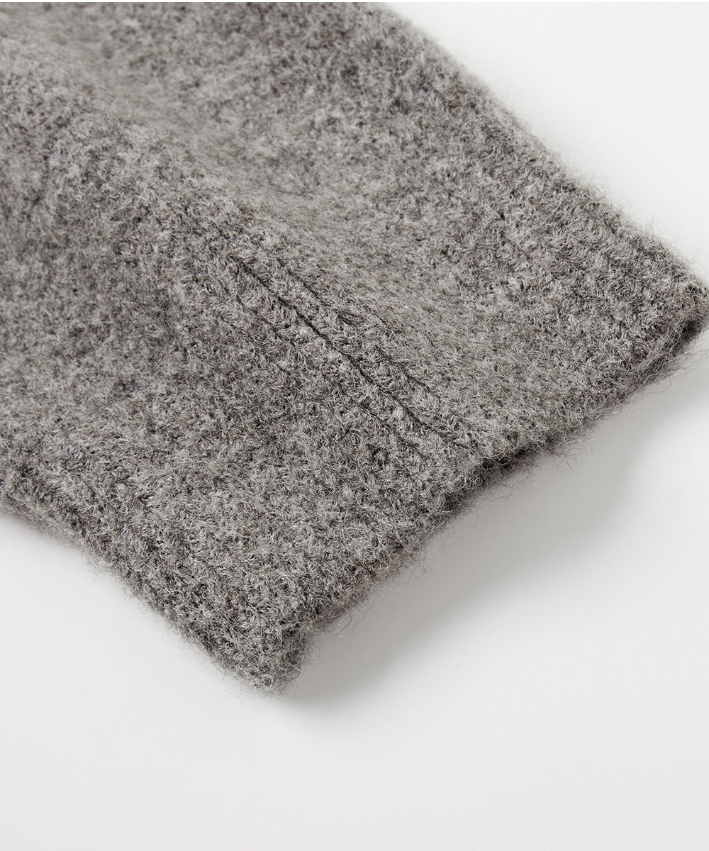 CREW NECK LONG-SLEEVE KNIT