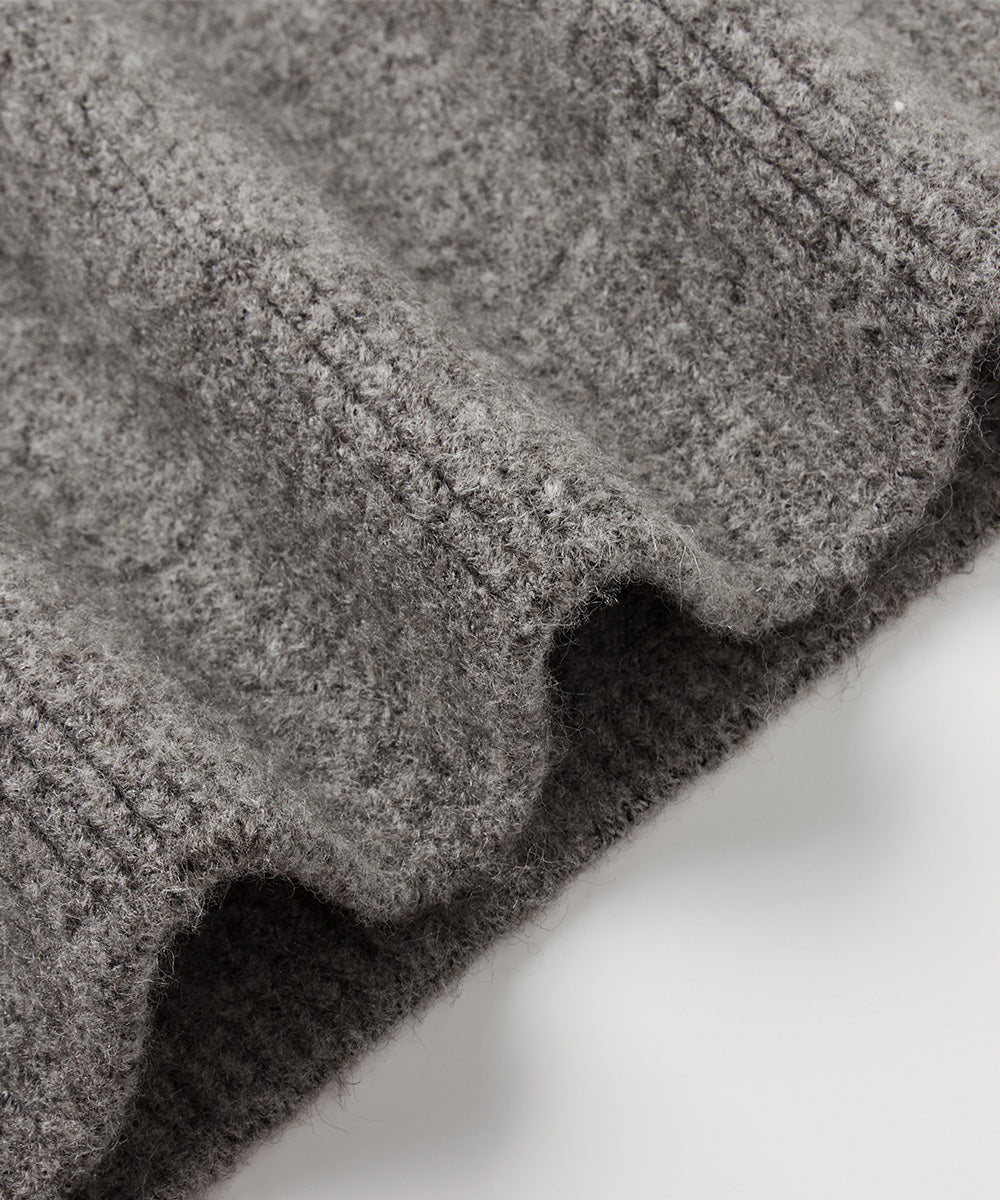 CREW NECK LONG-SLEEVE KNIT