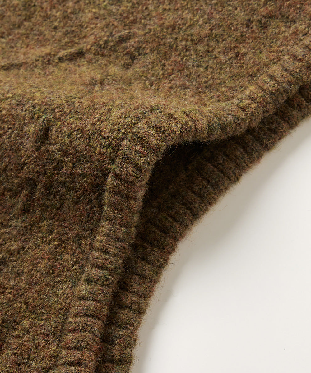 CREW NECK KNIT VEST