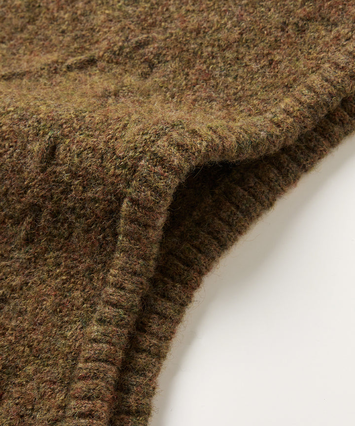 CREW NECK KNIT VEST