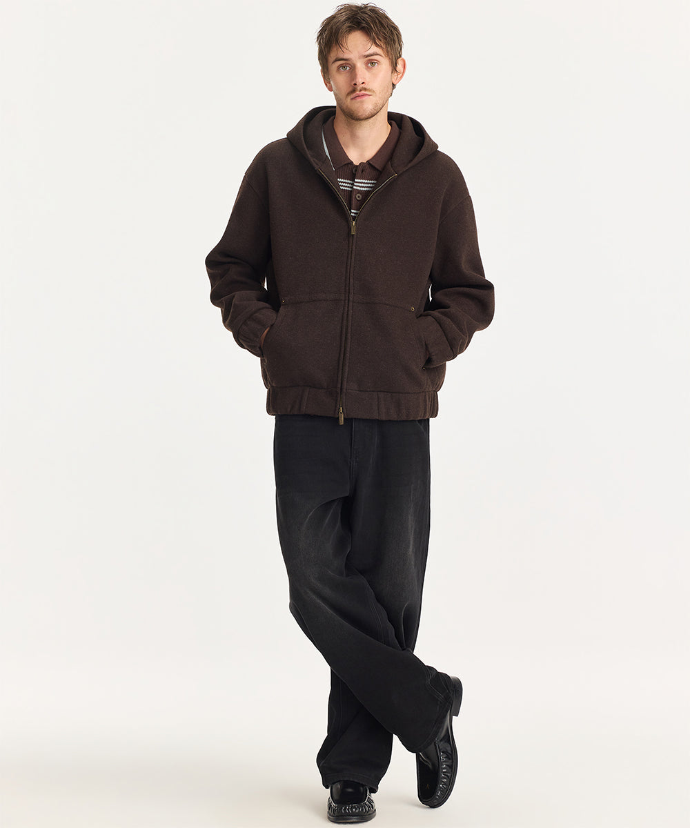 KNIT HOODIE
