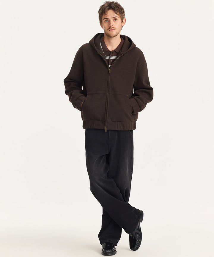 KNIT HOODIE