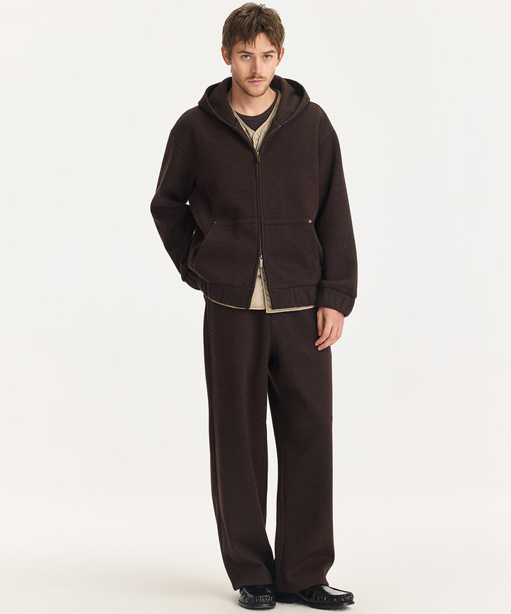 KNIT HOODIE