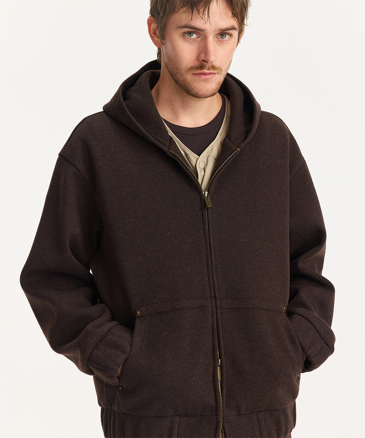 KNIT HOODIE