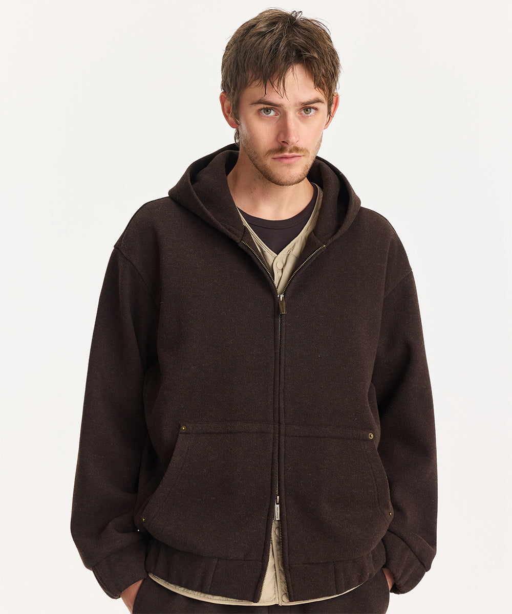 KNIT HOODIE
