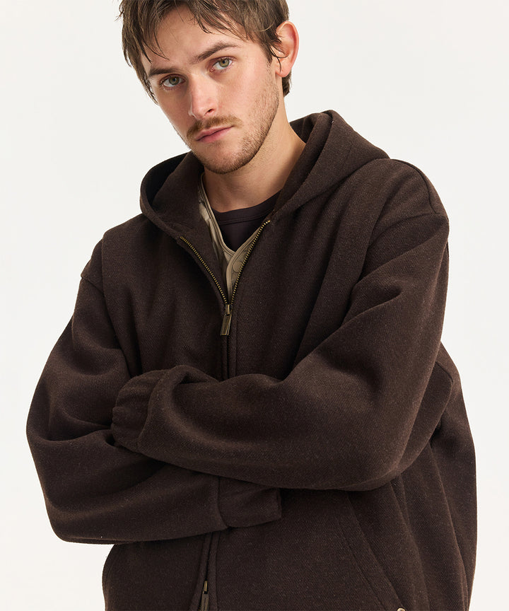 KNIT HOODIE