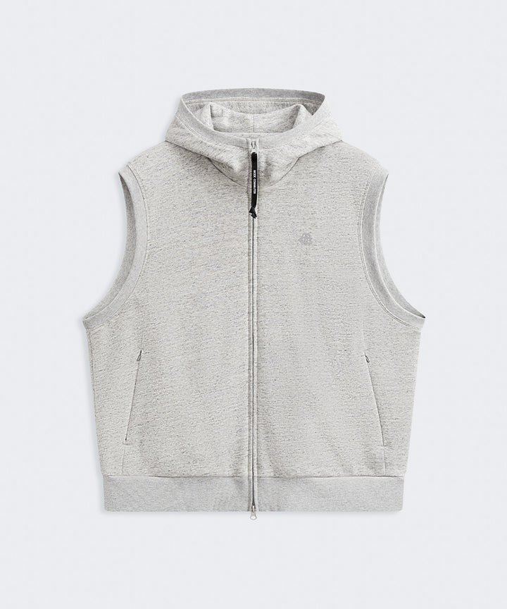 HOODED ZIP-UP VEST