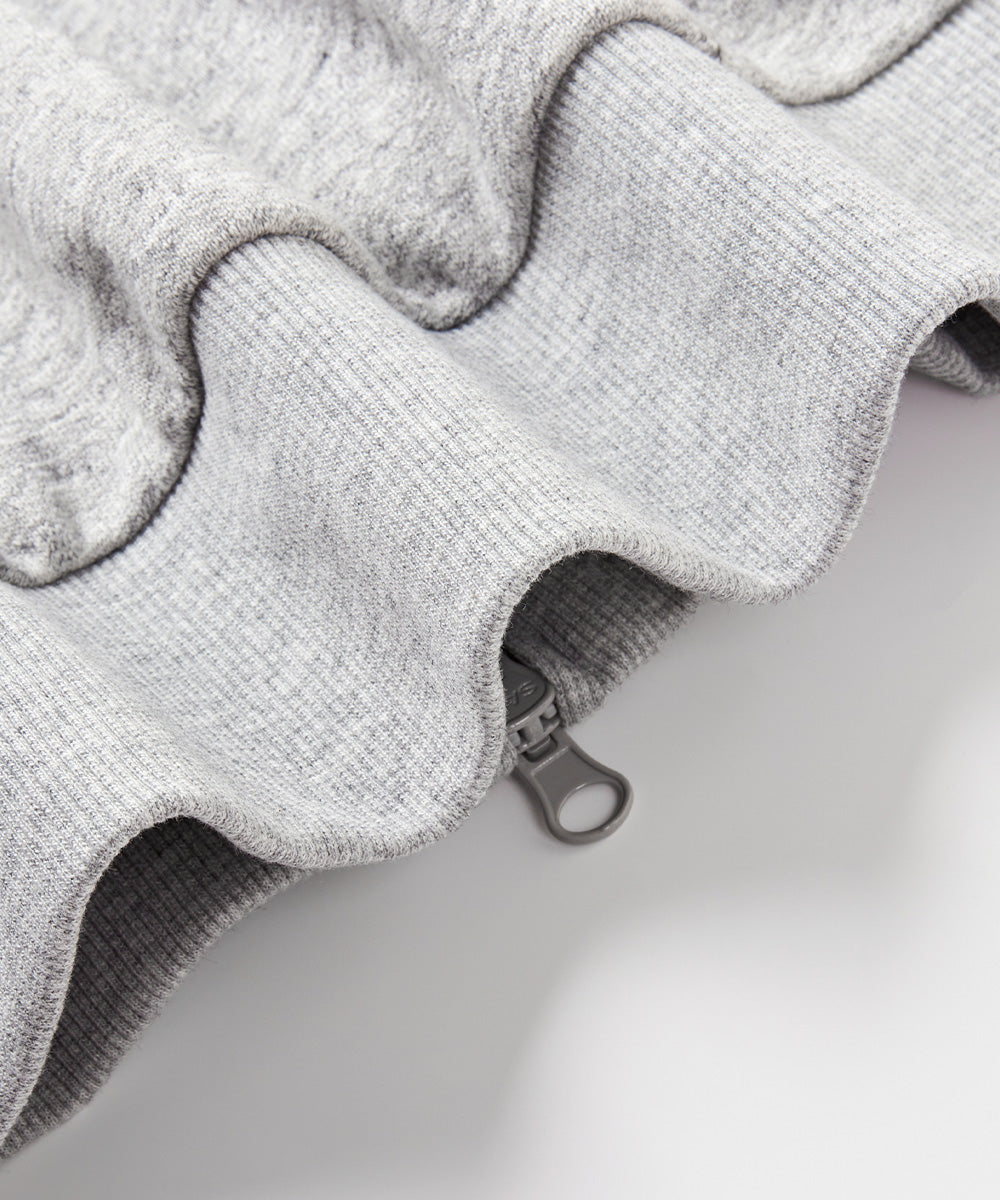 HOODED ZIP-UP VEST
