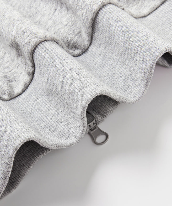 HOODED ZIP-UP VEST