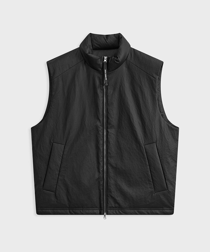 STAND-COLLAR DOWN VEST