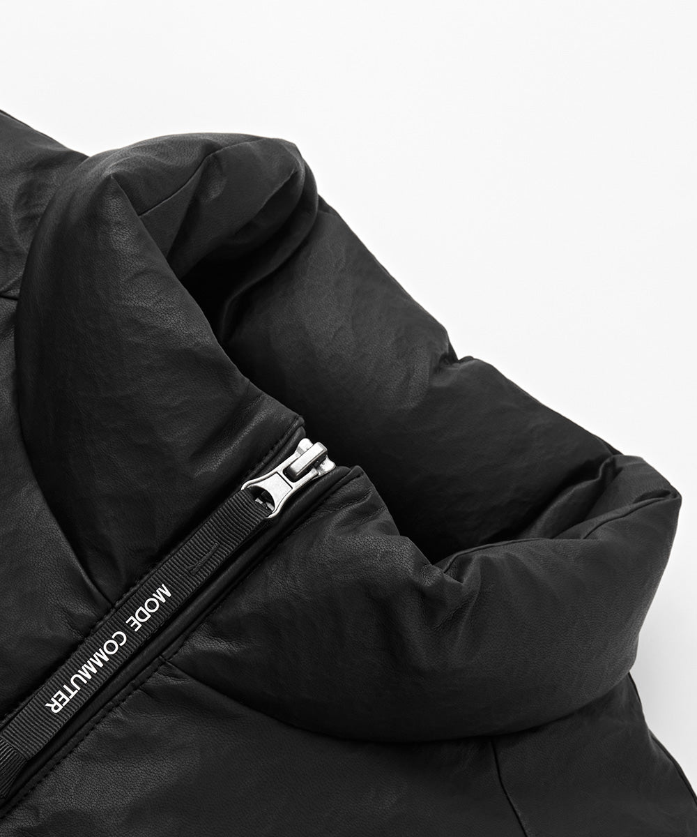 STAND-COLLAR DOWN VEST