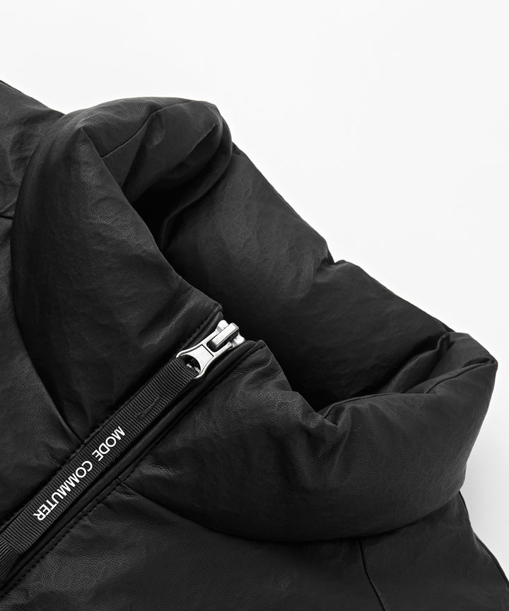 STAND-COLLAR DOWN VEST