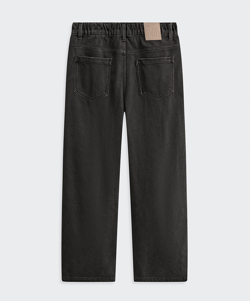 STRAIGHT-LEG DENIM PANTS