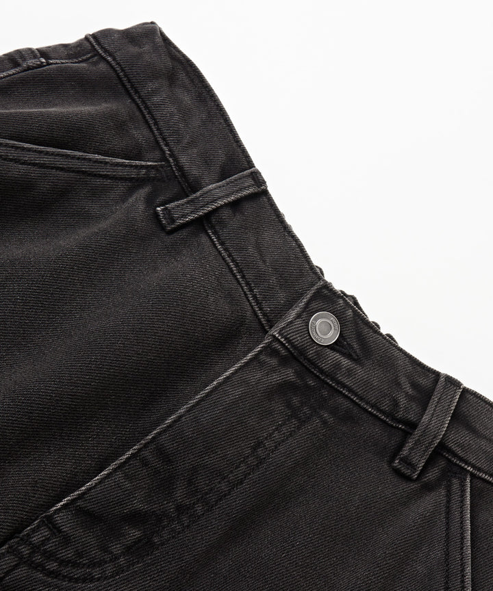 STRAIGHT-LEG DENIM PANTS