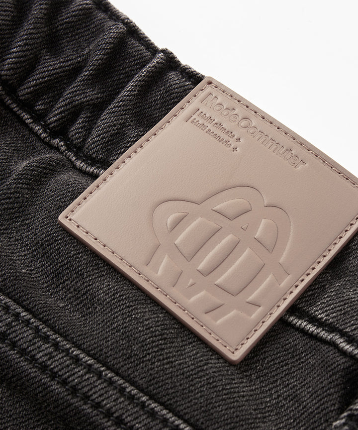 STRAIGHT-LEG DENIM PANTS