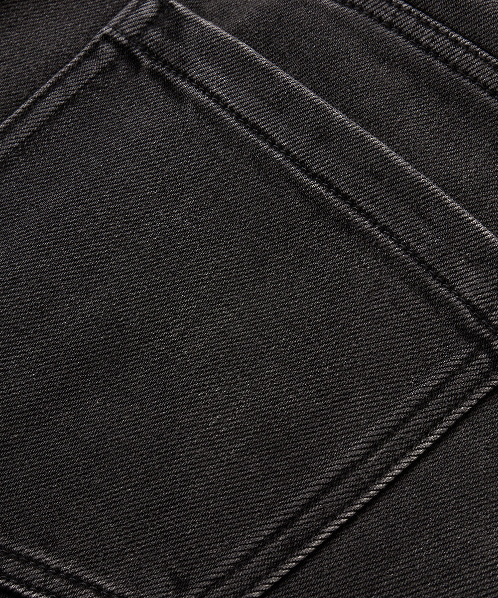 STRAIGHT-LEG DENIM PANTS