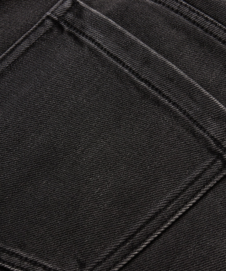 STRAIGHT-LEG DENIM PANTS